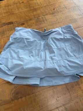lululemon athletica pale blue athletic skort